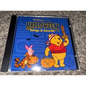 DISNEY WINNIE THE POOH Halloween Songs‎ & Sounds CD 1997